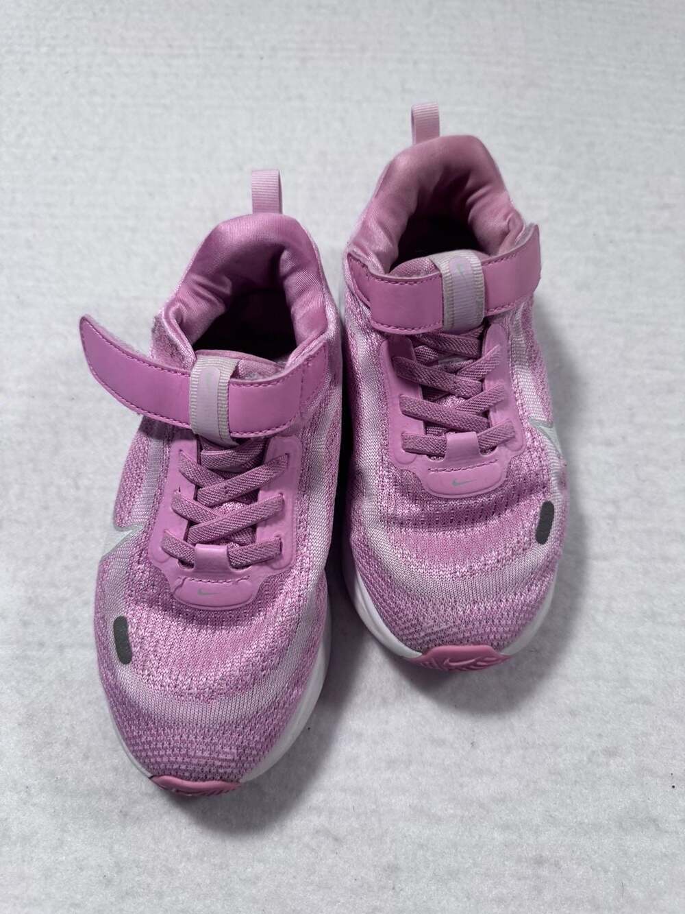 Nike Stellar Ride Kids Running Shoes Pink Rise Pink Foam 12.5C